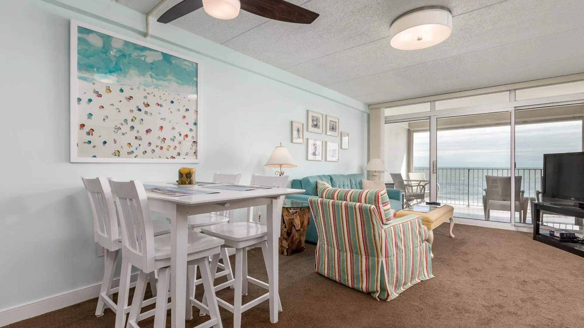 Family Friendly 2Br, Amazing Unobstructed Ocean View,Huge Balcony, Pool Apartment Ocean City