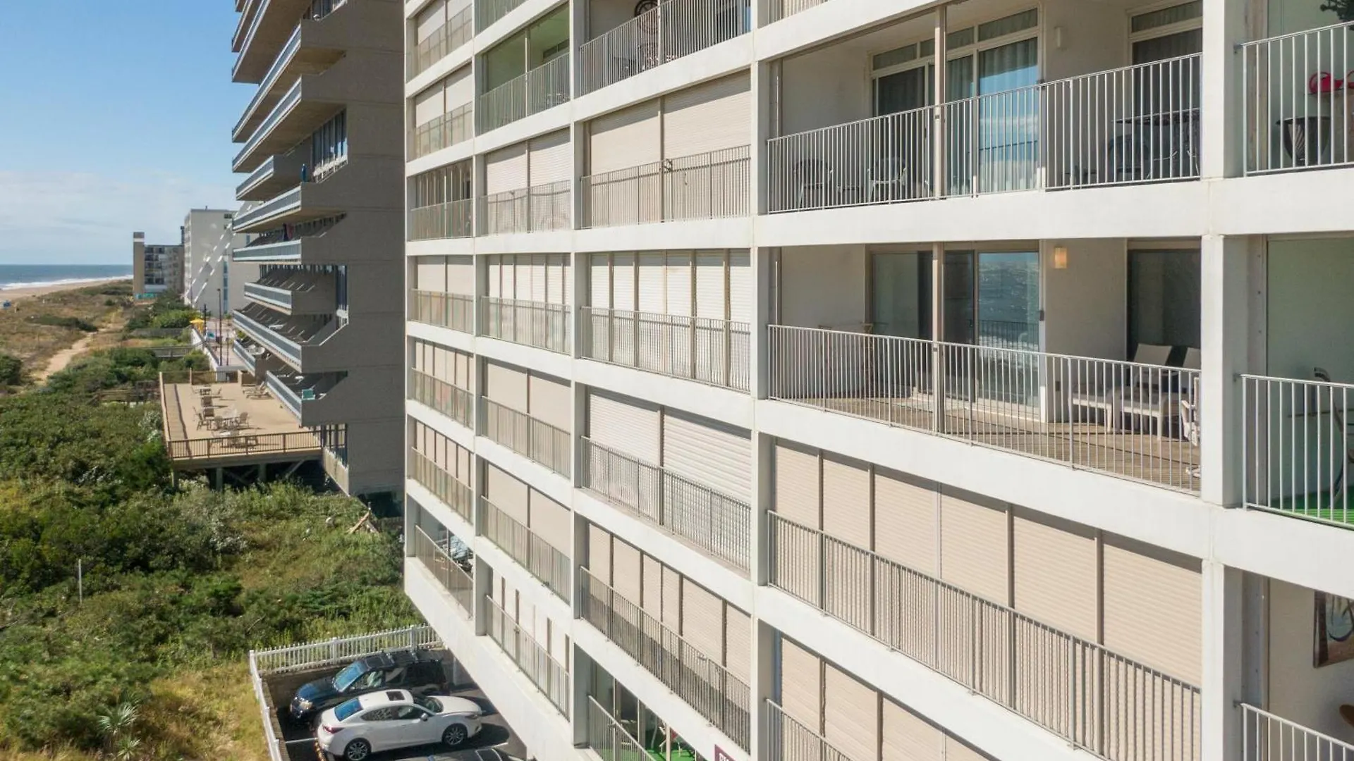オーシャン・シティFamily Friendly 2Br, Amazing Unobstructed Ocean View,Huge Balcony, Poolアパートメント アパート オーシャン・シティ